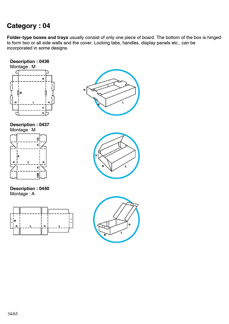 FEFCO 0436, 0437, 0440