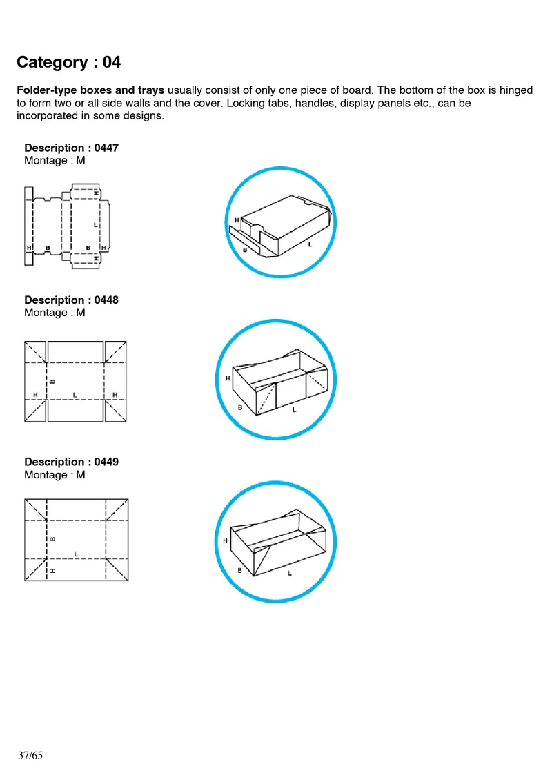 FEFCO 0447, 0448, 0449