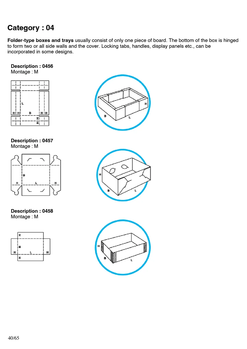 FEFCO 0456, 0457, 0458