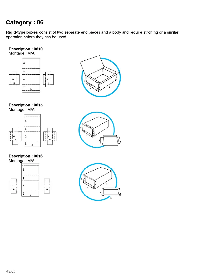 FEFCO 0610, 0615, 0616
