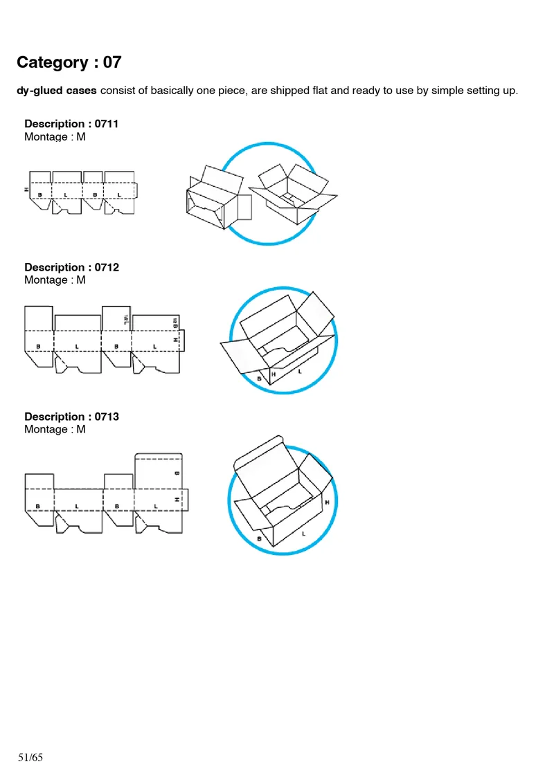 FEFCO 0711, 0712, 0713