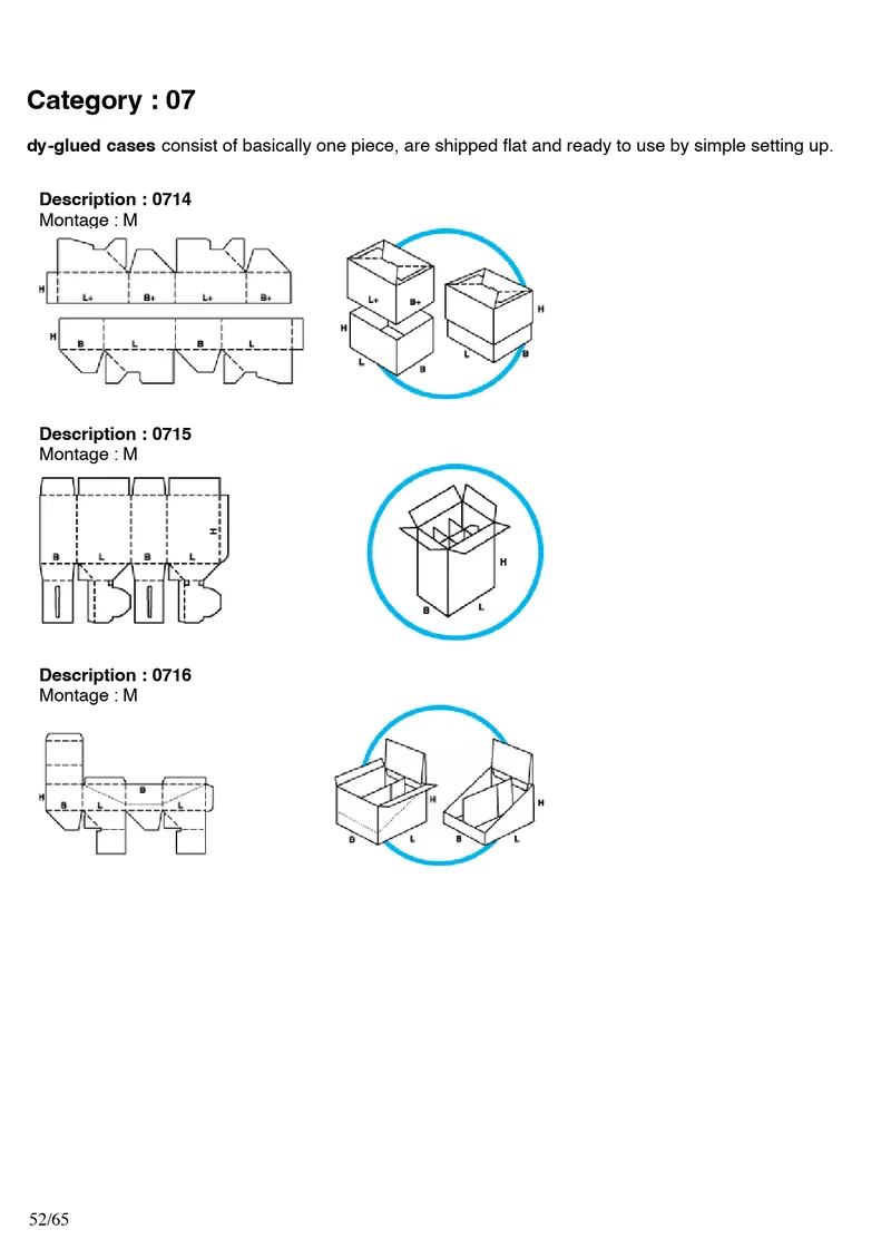 FEFCO 0714, 0715, 0716