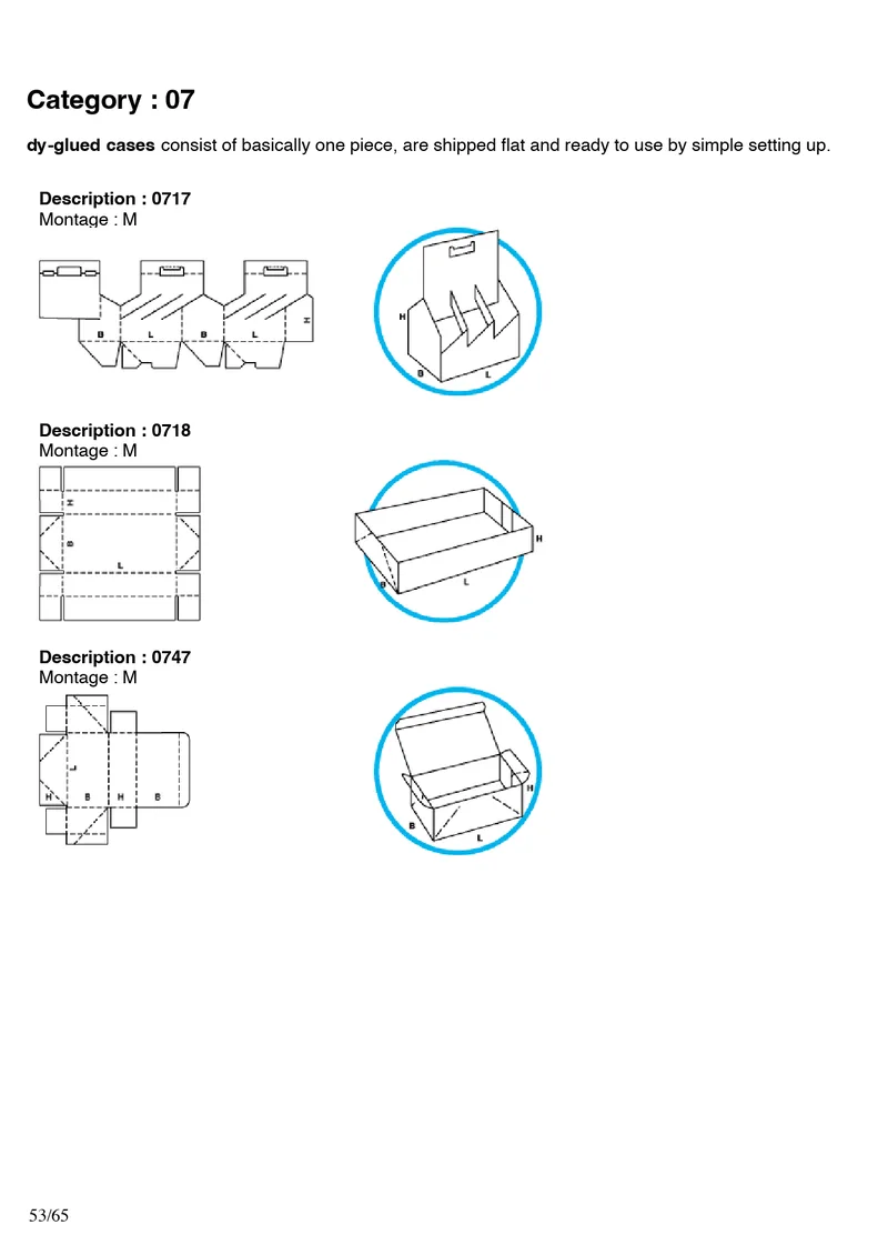 FEFCO 0717, 0718, 0747