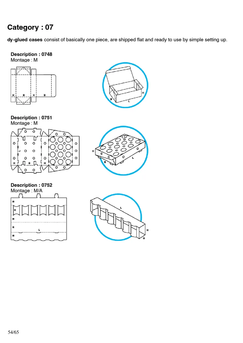 FEFCO 0748, 0751, 0752