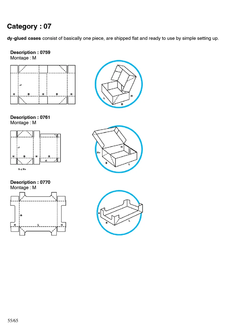 FEFCO 0759, 0761, 0770